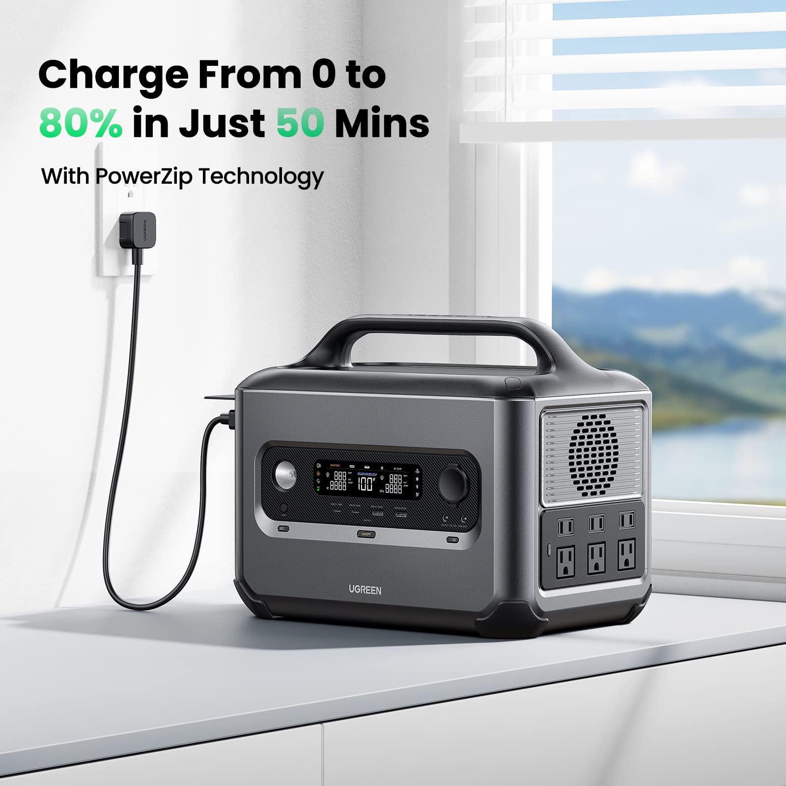 Charge 0 to 80 in just 50 minutes