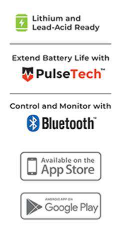 CINDER™ 40 Amp 4-Stage PWM Charge Controller (Bluetooth)