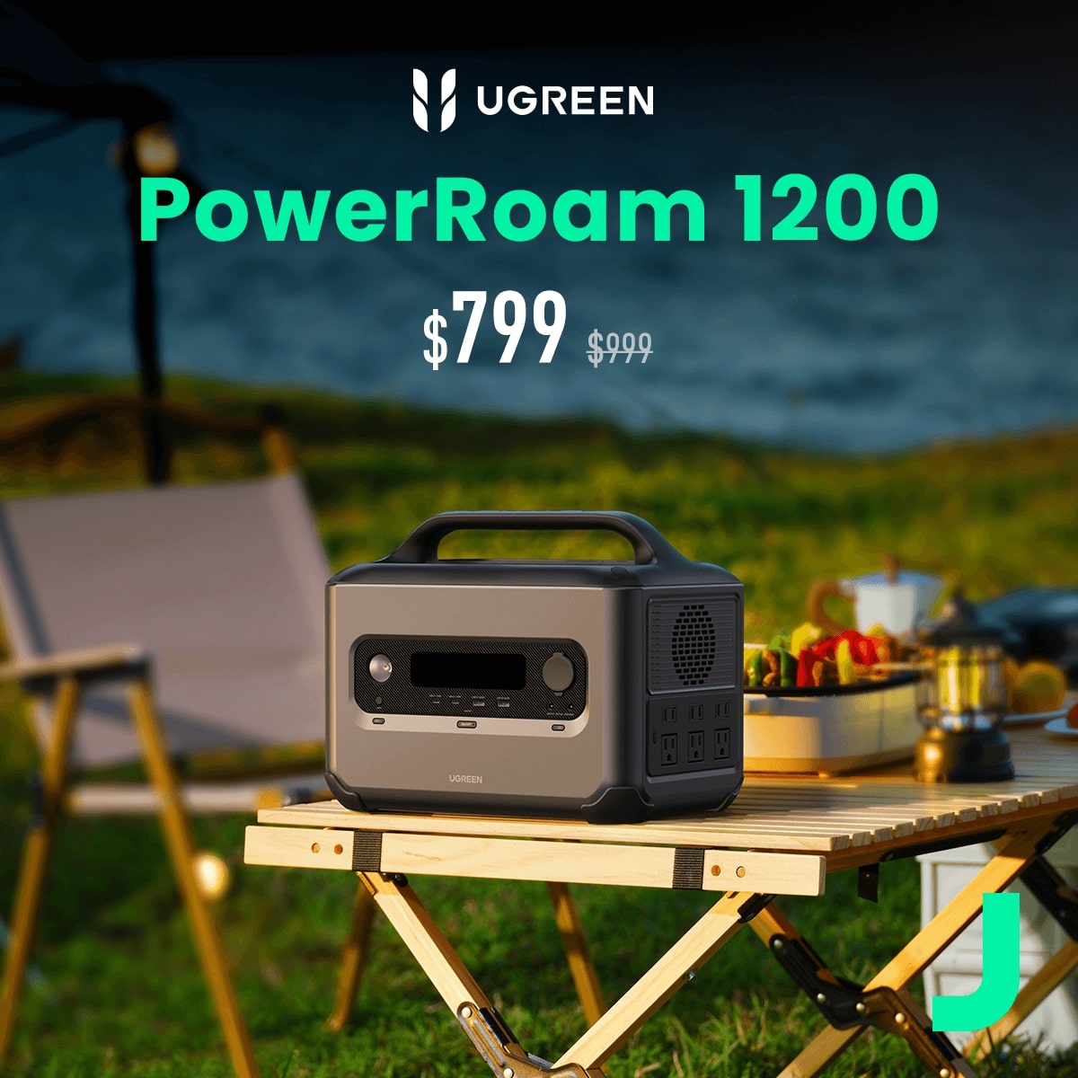 UGreen Portable Power Station 1200W