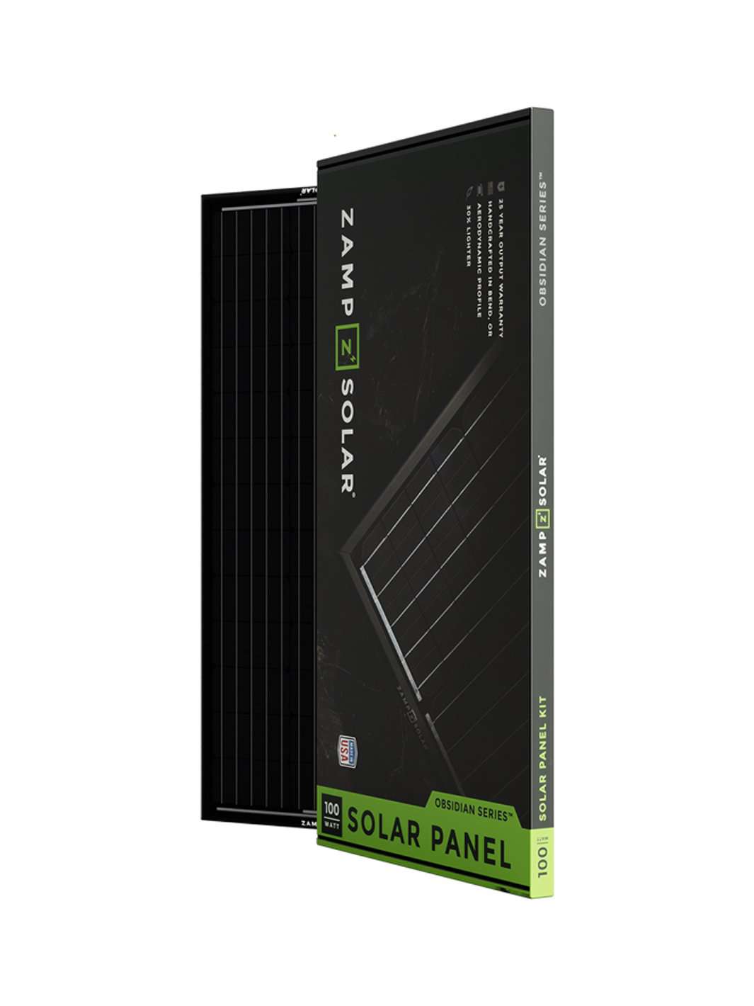 OBSIDIAN® SERIES 100-Watt Solar Panel Kit